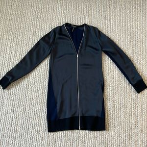 Silk and wool rag & bone dress with front zipper